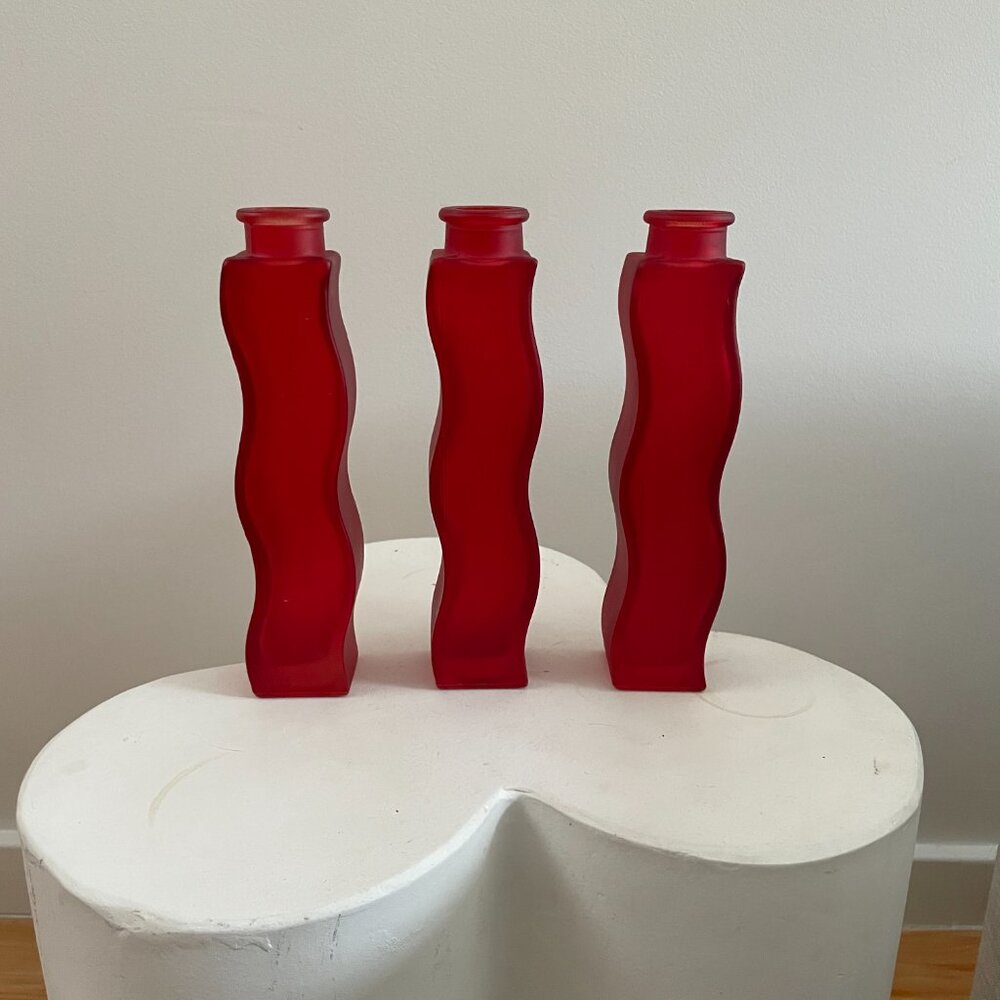 Vintage IKEA Skamt Squiggle Vase